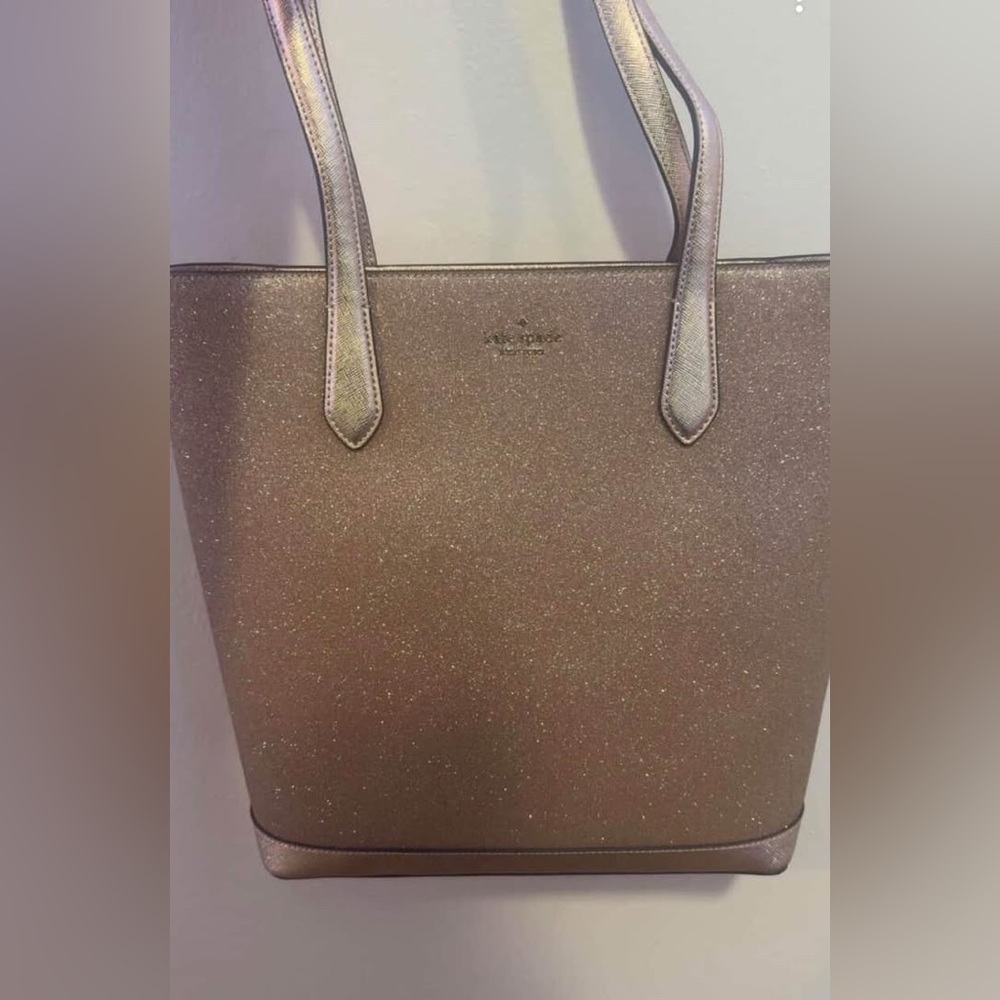 Brand New Kate Spade Sparkle Tote - Silver